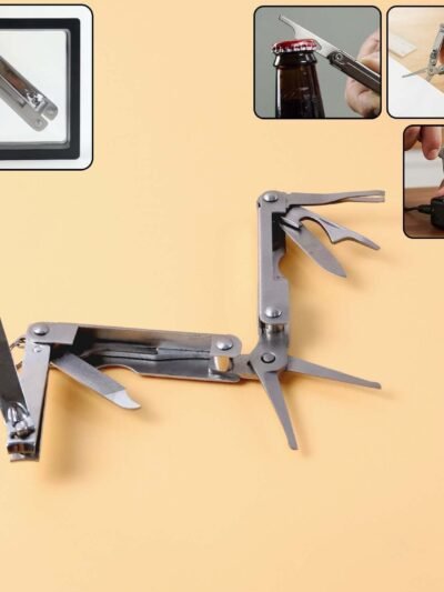 Multipurpose Pocket Tool Kit – Stainless Steel 8-in-1 Compact Design