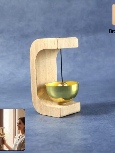 Zen Meditation Bell – Calming Sound with Wooden Stand