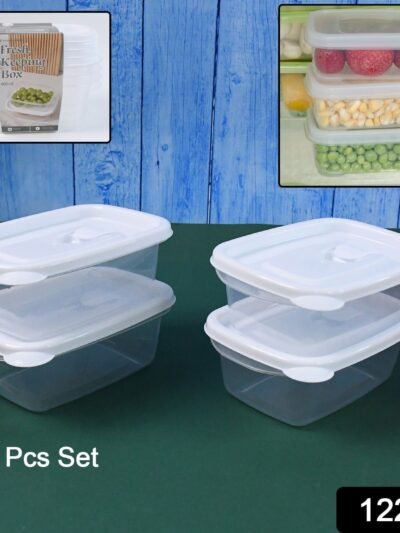 BPA-Free Food Storage Containers – Stackable 400ml Set of 4
