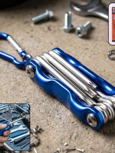 8-in-1 Portable Cycling Repair Tool Kit � Compact & Durable