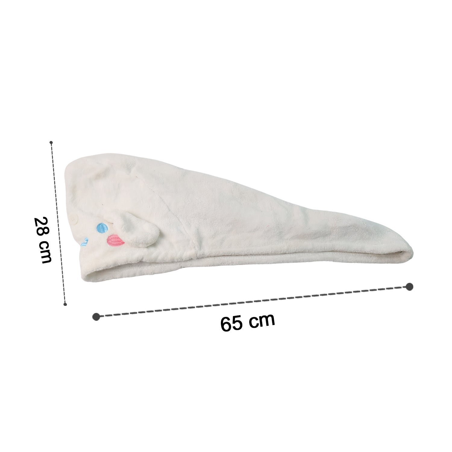 Microfiber Hair Drying Towel Wrap – Soft, Quick-Dry & Cute Design