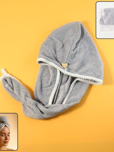 Hair Drying Towel Wrap � Quick Dry Microfiber Turban | Calm & Curl