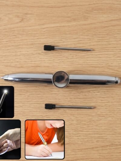 Multifunction Spinner Pen � Stress Relief & Writing with LED light