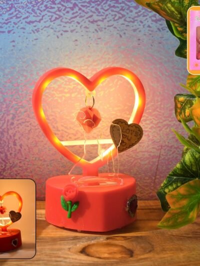 Romantic Heart-Shaped LED Light – Soft Glow Decorative Showpiece