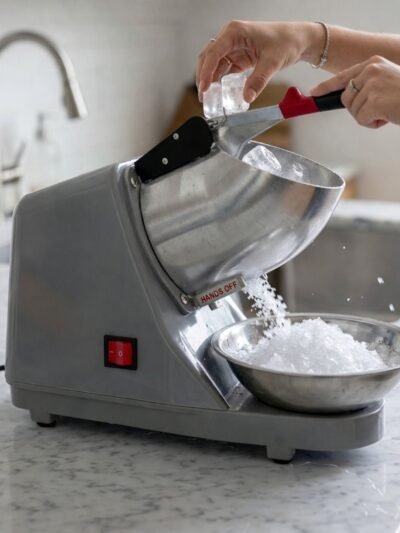 Electric Ice Crusher – Effortless & Fast for Home/Commercial Use