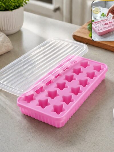 Star Shape Ice Cube Tray with Lid – Creative & Multipurpose