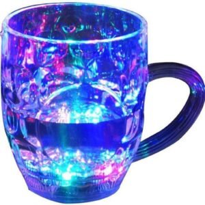 LED Glass Cup – Rainbow Colour Changing Mug | Indo Glow