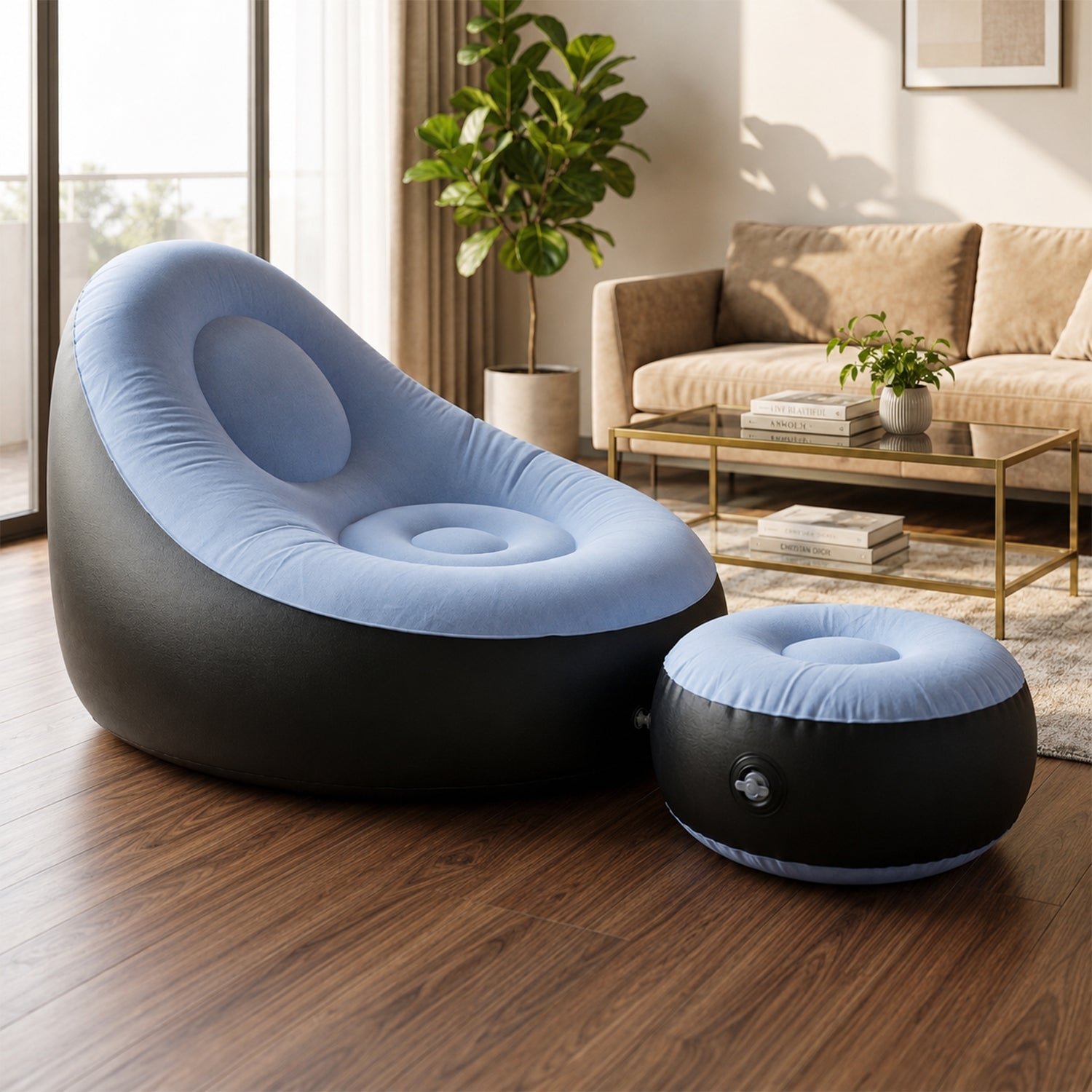 Inflatable Sofa Chair � Portable, Comfortable Indoor & Outdoor Seating