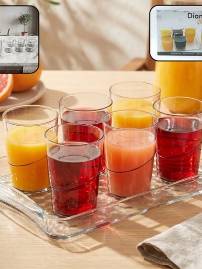 Glass Serving Set � Elegant & Multipurpose for Home Use