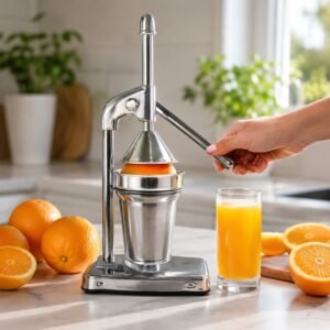Citrus Juicer � Heavy Duty Manual Press for Maximum Extraction