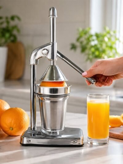 Citrus Juicer � Heavy Duty Manual Press for Maximum Extraction