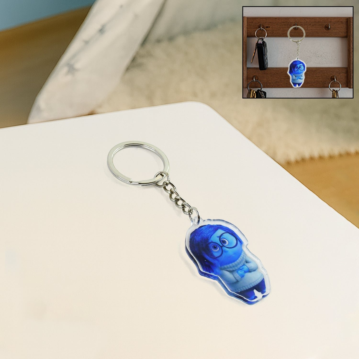Cartoon Character Acrylic Keychain – Durable & Vibrant Design