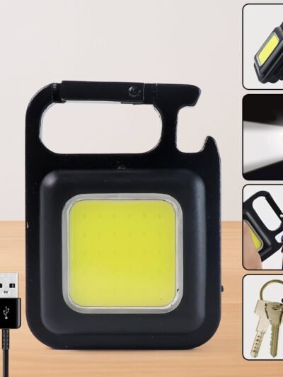 Rechargeable Keychain Flashlight – 4 Light Modes, Magnetic Base | Vastate