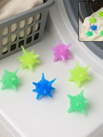 Washing Machine Laundry Balls – Reusable Soft Spiky Fabric Care