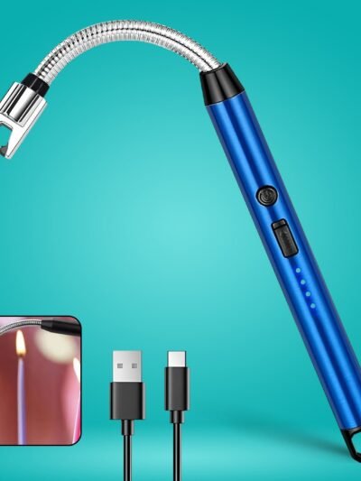 Electric Arc Lighter – USB Rechargeable with 360° Flexible Neck