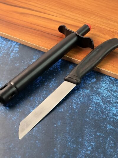 Kitchen Knife Combo – Sharp Stainless Steel Blade & Gas Lighter