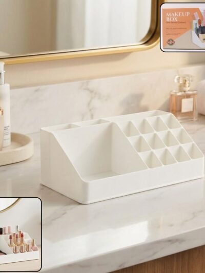 Clear Makeup Organiser – Acrylic Cosmetic Storage Box | BeautyBare