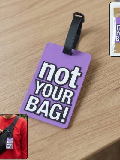 Luggage Tag – Bold ‘Not Your Bag’ for Quick Identification