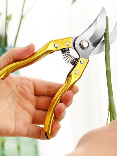 Garden Shears – Ultra Sharp Pruning Scissors for Plants | Velvet Wipe