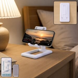 Foldable Plastic Mobile Phone Holder � Adjustable & Portable Stand