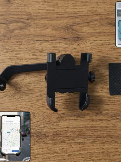 Metal Bike Phone Holder – Rear View Mirror Mount | PHOBIA