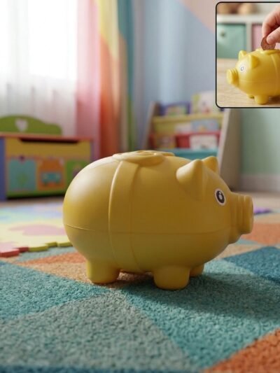 Piggy Bank – Cute Kids’ Coin Savings Box for Learning