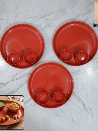 Multipurpose Serving Plate and Bowl Set – Durable & Stylish for Daily Use