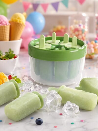 Plastic Ice Candy Popsicle Maker � 8 Molds for Homemade Treats