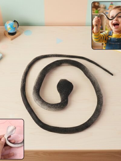 Realistic Dummy Snake Toy – Flexible Kids Prank & Garden Deterrent