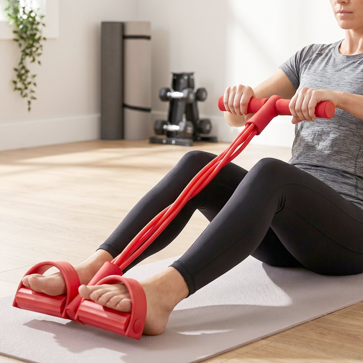 Pull Rope Resistance Exerciser � Full Body Workout & Flexibility