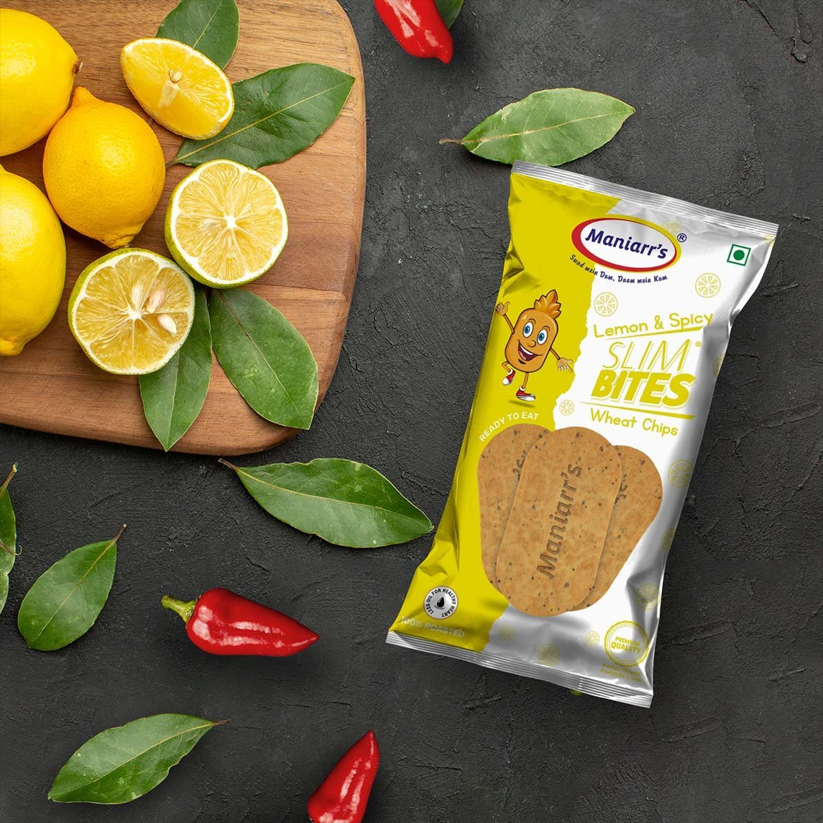 Lemon & Spicy Mini Slim Bites � Tangy Crunch | Maniarrs