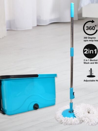 Spin Mop – Quick Floor Cleaning with Large Wheel Bucket | Pro Clean