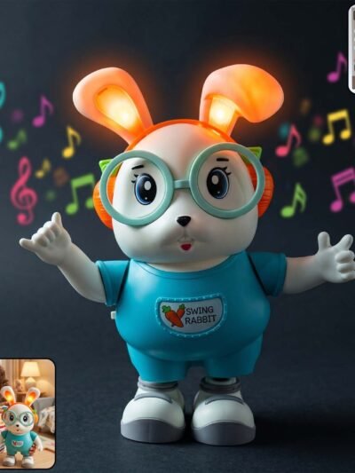 Swing Rabbit Musical Toy � Light-Up Ears & Interactive Play