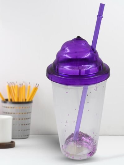 Plastic Cold Drink Tumbler – Double-Wall & Reusable Straw | Hydrozilla