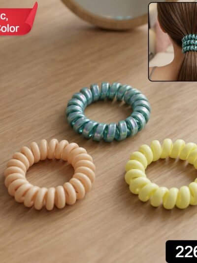 Spiral Coil Hair Band – Strong No-Crease Styling Accessory