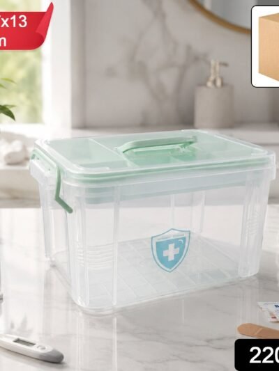 Plastic Medicine Storage Box � Secure Locking & Portable Design