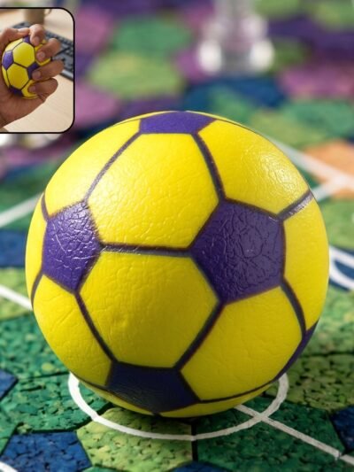 Mini Rubber Football Stress Ball � Compact Stress Relief Toy