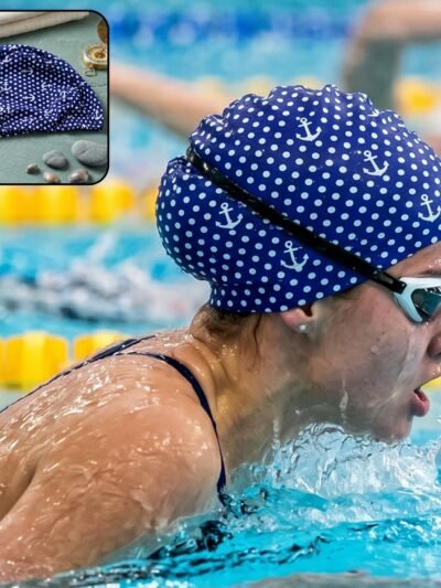 Stretchable Swimming Cap for Long Hair � Large, Comfortable Fit