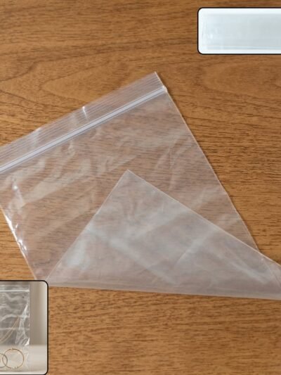 Plastic Zip Lock Bag – Reusable 33x23 cm for Secure Storage