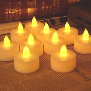 LED Tealight Candles – Flameless Festive Decor (12pc) | JubileeJoy