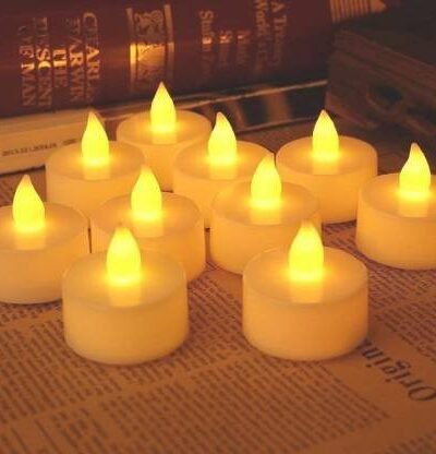 LED Tealight Candles – Flameless Festive Decor (12pc) | JubileeJoy
