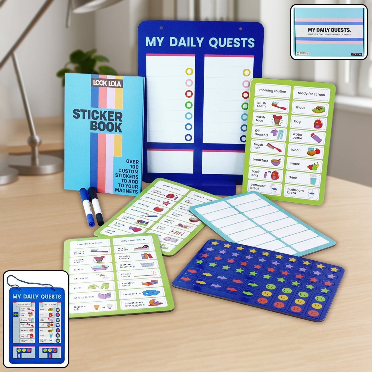 Magnetic Routine Board � Engaging Habit Tracker for Kids