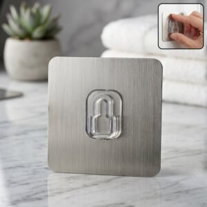 Adhesive Plastic Wall Hook � Strong Hold & Reusable Design