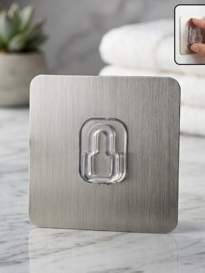 Adhesive Plastic Wall Hook � Strong Hold & Reusable Design