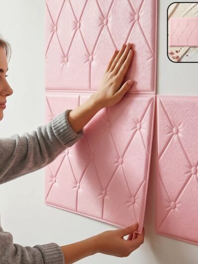 Self Adhesive 3D Foam Wall Panel � Easy DIY Home Decor