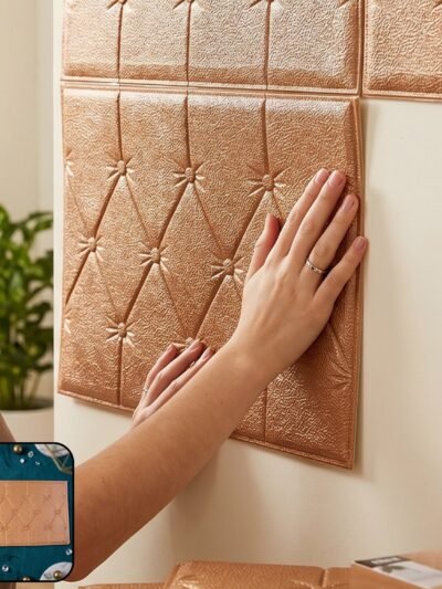 Self-Adhesive 3D Foam Wall Panel � Stylish & Impact-Resistant