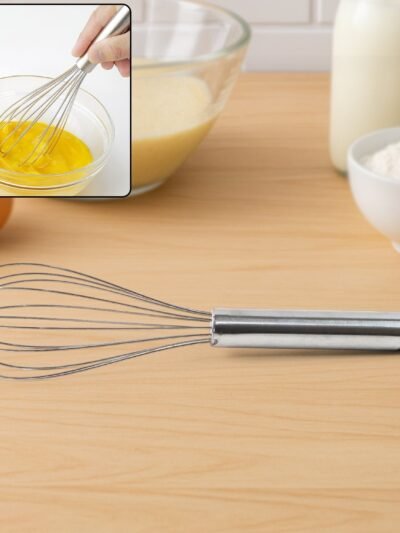 Stainless Steel Balloon Whisk – Durable 24cm Kitchen Tool