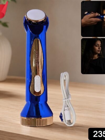 USB Rechargeable LED Flashlight for Travel with Lamp Mode (1 Pc)